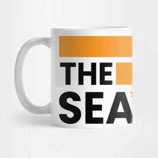 On the sea typography Mug